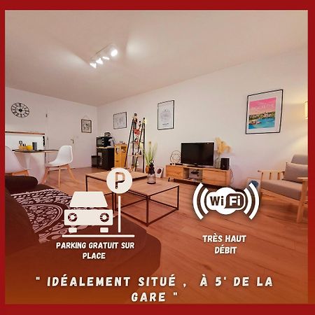 Appartement Cosy Proche Gare - Fibre Optique Et Parking Angouleme Exterior photo